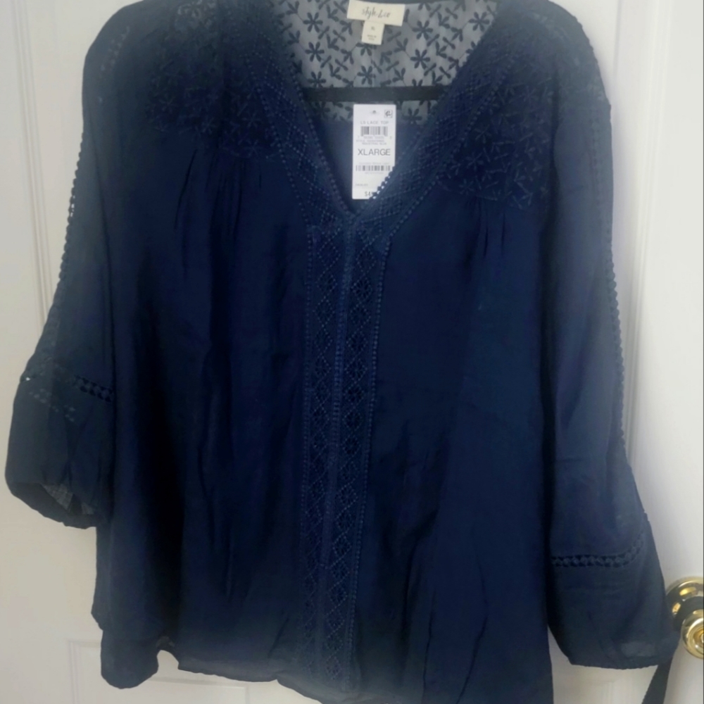 Womans Xl Boho Top NWT